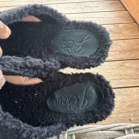 J. Crew Black Shearling Studded Women’s Clogs 6.5 - Picture 6 of 8